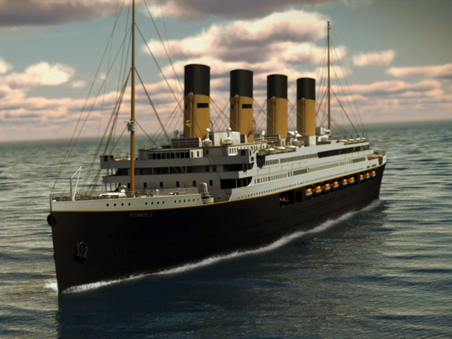 The Titanic ll will have a new safety deck to hold the appropriate ...