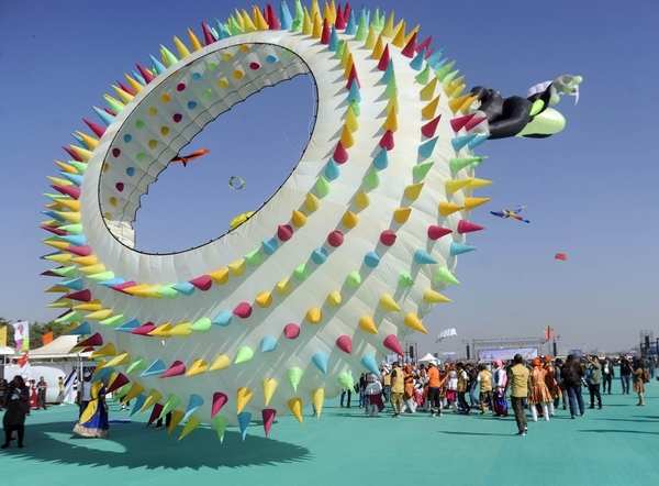 A master kite-flying festival is underway in India — check out these ...