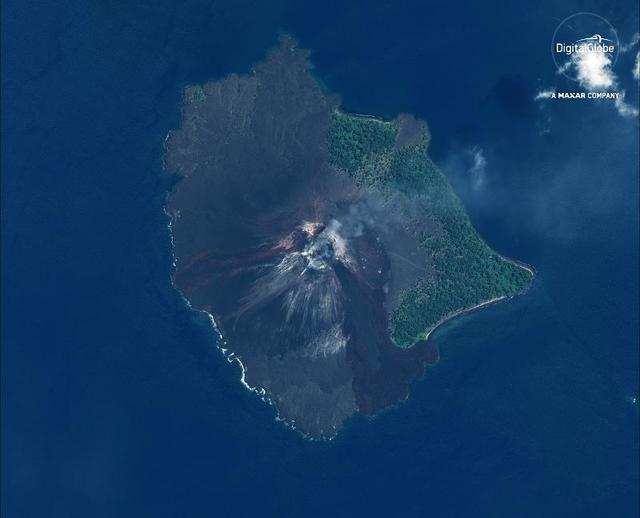 Anak Krakatau is one of the world's most famous volcanoes. | Business ...