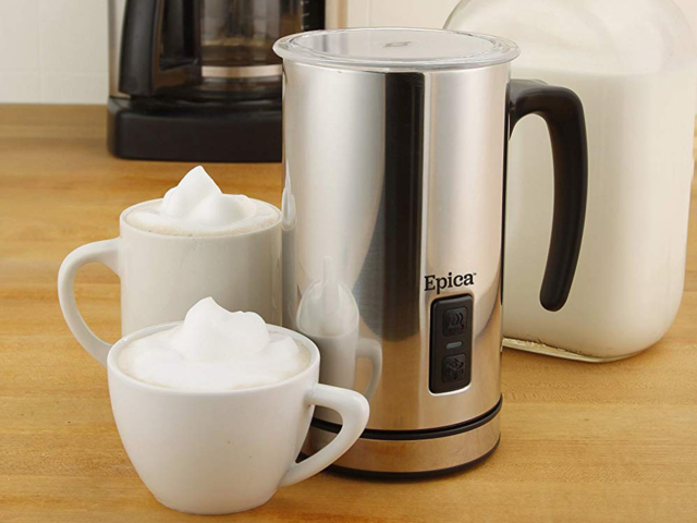 Epica Double Wall Electric Kettle No Plastic Stainless Steel Interior