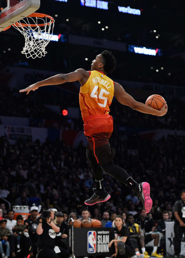 donovan mitchell dunk contest shoes