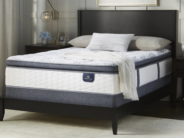 Serta perfect sleeper wayburn best sale super pillow top mattress set