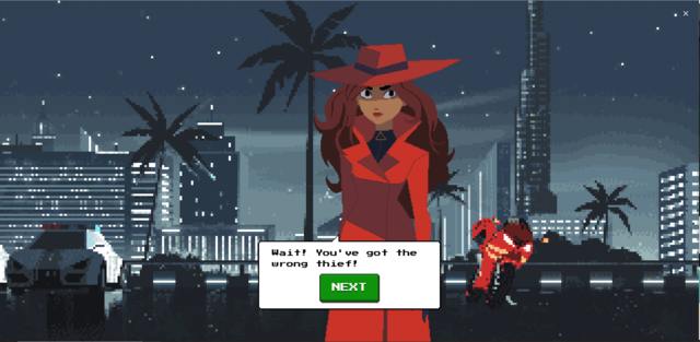video game: Carmen Sandiego's Think Quick Challenge — Google Arts