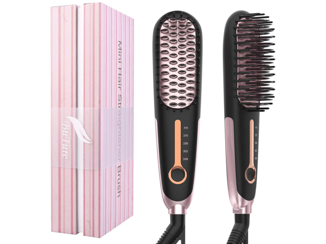 Glamfields hair outlet straightening brush india