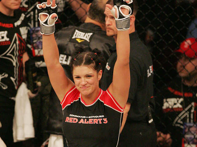 Gina Carano Wrestling