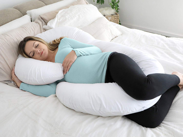 Body pillow that gives endlessly supportive cuddles