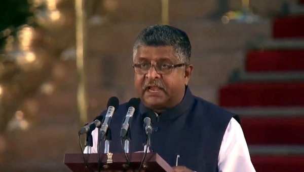 New Cabinet Ministers Ravi Shankar Prasad Gets E It