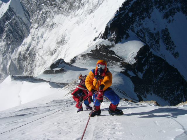 In 2005, climber Shaunna Burke and her partner at the time, Ben Webster ...