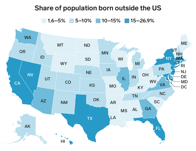 50 maps that explain how America lives, spends, and believes | Business ...