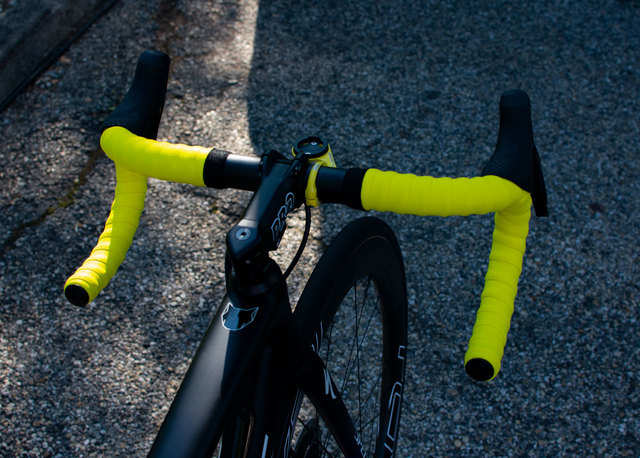 yellow handlebar tape