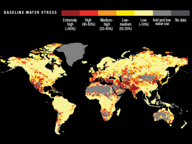 The World Resource Institute released new data showing the levels of ...