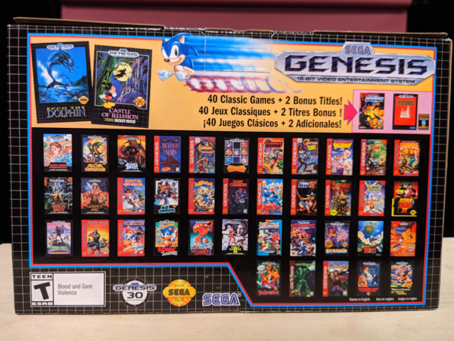 sega genesis mini games list download free