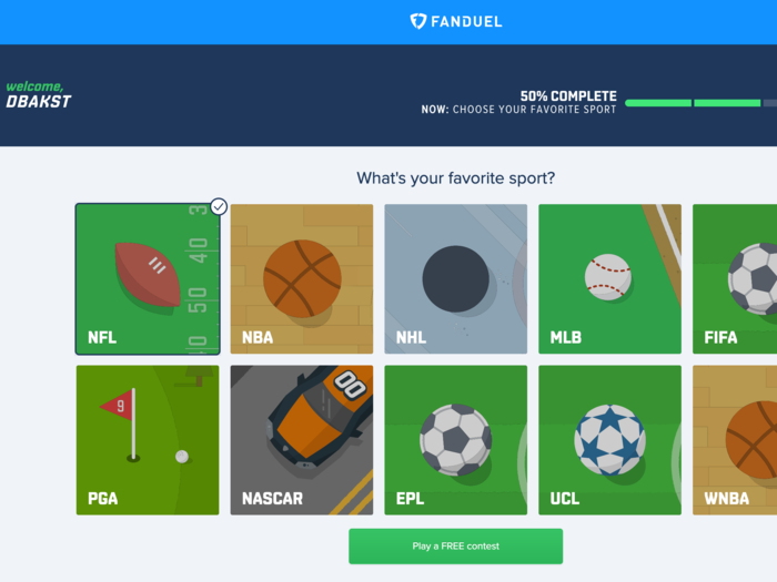 Popular fantasy football platform FanDuel is offering $20 to new users who  sign up in September - here's how to sign up and get started