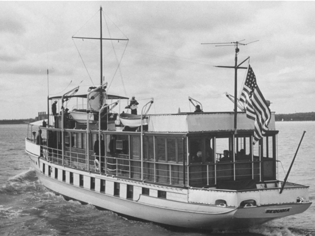 The USS Sequoia Was Designed In 1925 By Norwegian John Trumpy, Who At ...