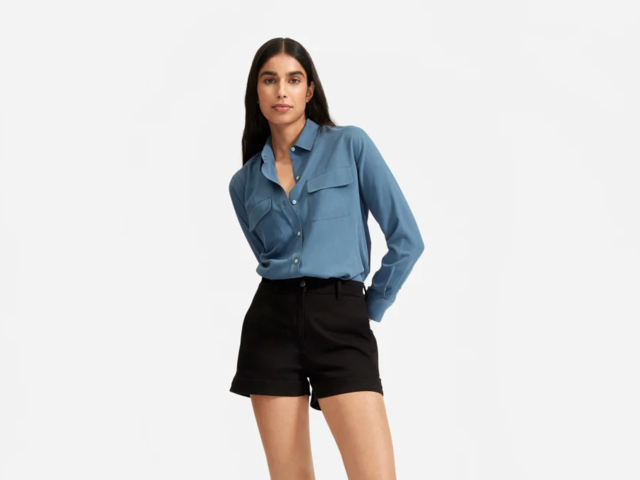 the washable silk relaxed shirt