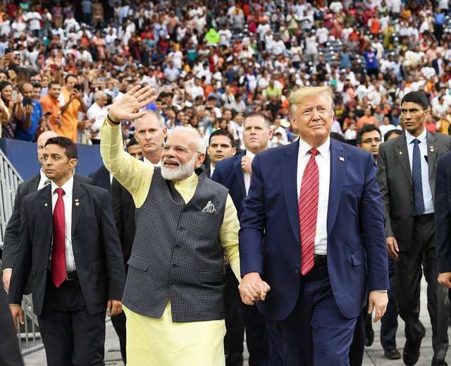 In Pics: PM Modi, Donald Trump Address Houston Crowd At ‘Howdy Modi ...