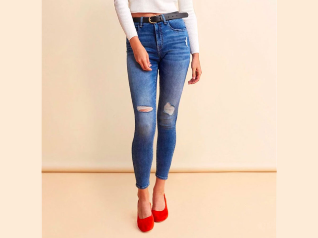 best high waisted jeans india