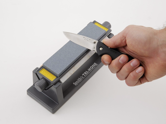 Smith's 2-step Knife Sharpener - Handheld Pull Through - Coarse and Fine  Stage Sharpening