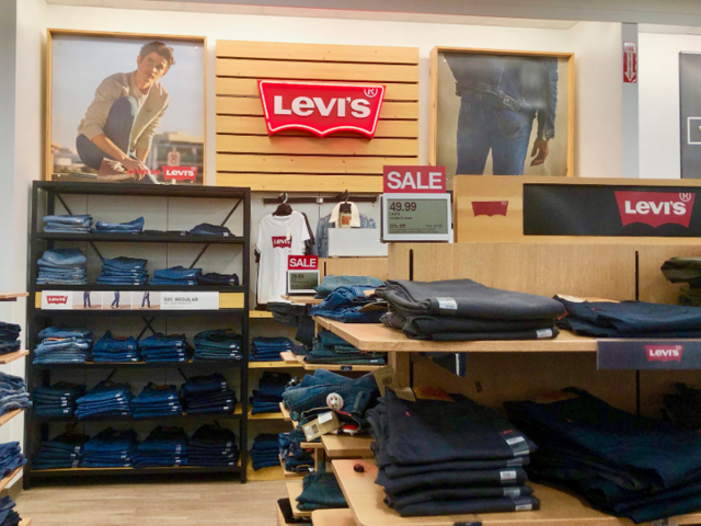 levis megamall location