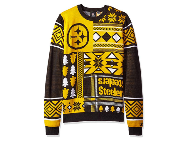 Steelers Ugly Sweater Tribe Pattern Pittsburgh Steelers Gift