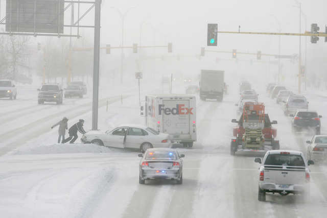 Anchorage, Alaska, gets 74.5 inches of snow per year on average. The ...