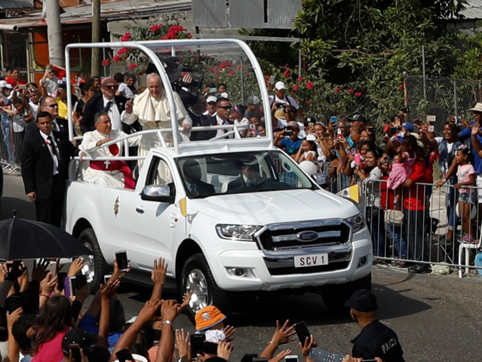 All Of The 'Popemobiles' Pope Francis Rode This Year, From A Mercedes ...