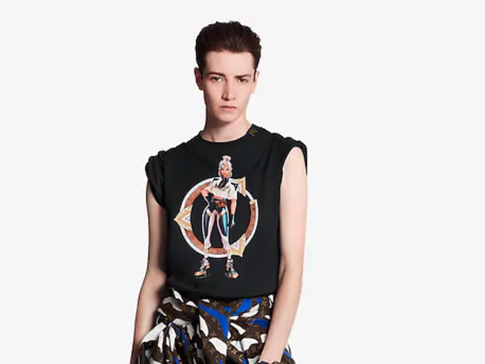 Louis Vuitton Louis Vuitton x League Of Legends Qiyana Print T-shirt