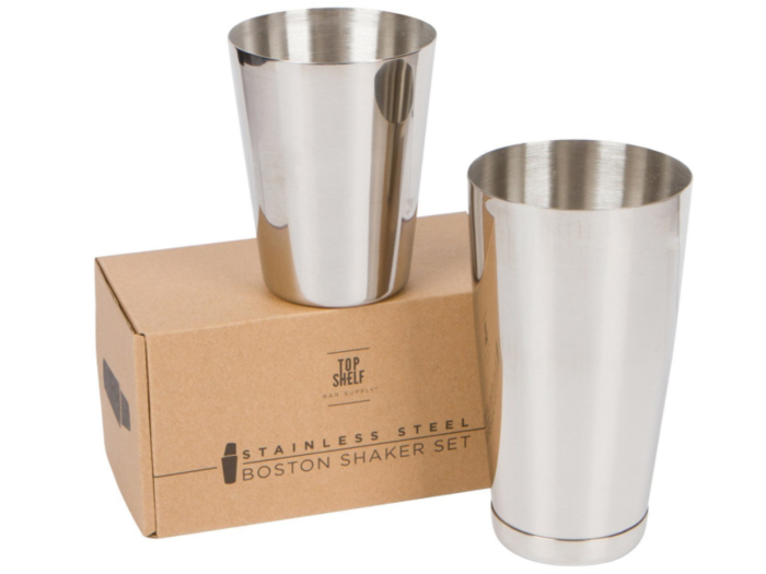 Stock Harbor 30 oz Insulated Cocktail Shaker Cup and Shaker Top - With