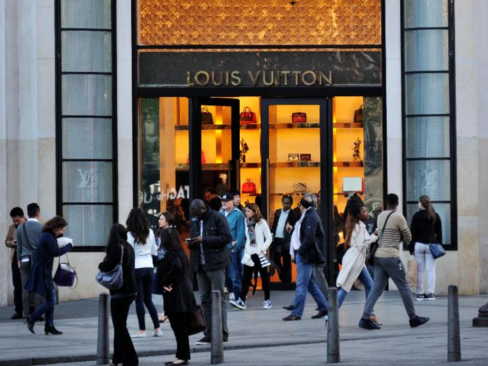 Louis Vuitton and Gucci are the only 2 luxury companies to