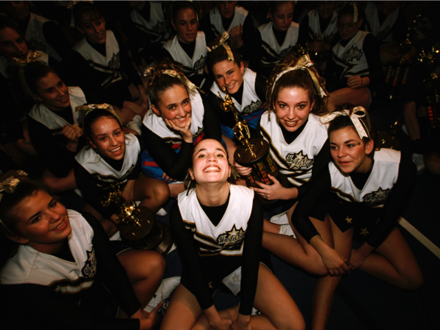 Retro Cheerleaders - Los Angeles Times