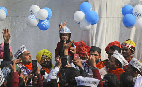 AAP won with full Majority