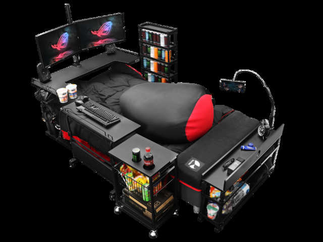 New Japanese Gaming Bed Proves Humanity Has Peaked