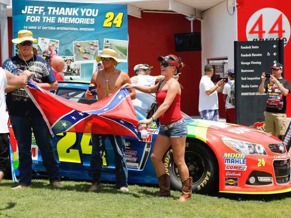 NASCAR bans the Confederate flag from all races in their ...