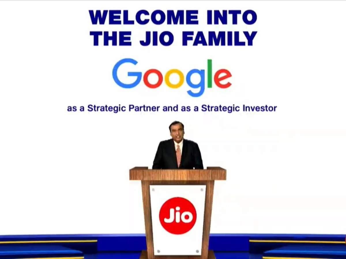 Google picks up a 7.7% stake for ₹33,737 crore in Reliance Jio ...