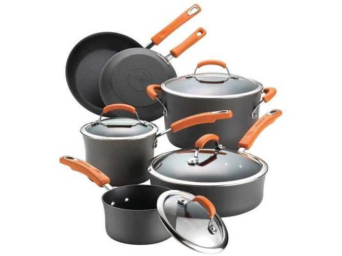 T-fal E765SC PFOA Free Cookware Set, 12-Piece, Gray – Kitchen Hobby