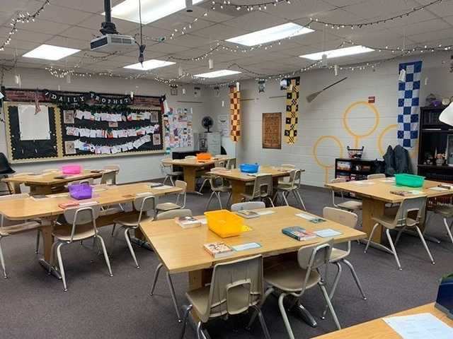 Cydni Banner, a high school English teacher in Midland, Texas, had to completely reorganize her classroom for the anticipated in-person school year.