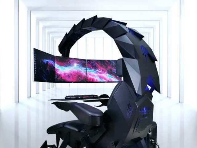 This 3 200 Scorpion Chair And Workstation Has 6 Different Positions   The Scorpion Name Comes From The Curved Steel Tail  