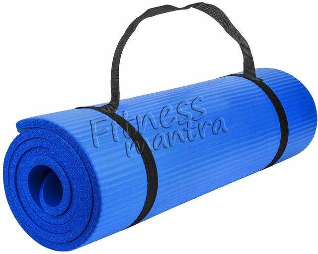  Boldfit Yoga Mats for Women and Men NBR Material with Carrying  Strap, 8mm Extra Thick Exercise Mats for Workout Yoga Mat for Women for  Workout, Yoga, Fitness, Exercise Mat Anti