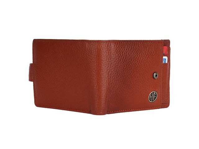 Al Fascino Brown wallet Purse for Men Leather mens Wallets for Men purses  for men Genuine rfid wallet Mens Wallet genuine leather wallet mens wallets