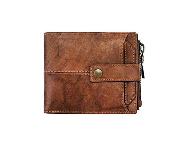 LOUIS PHILIPPE Men Brown Genuine Leather Wallet Brown - Price in India