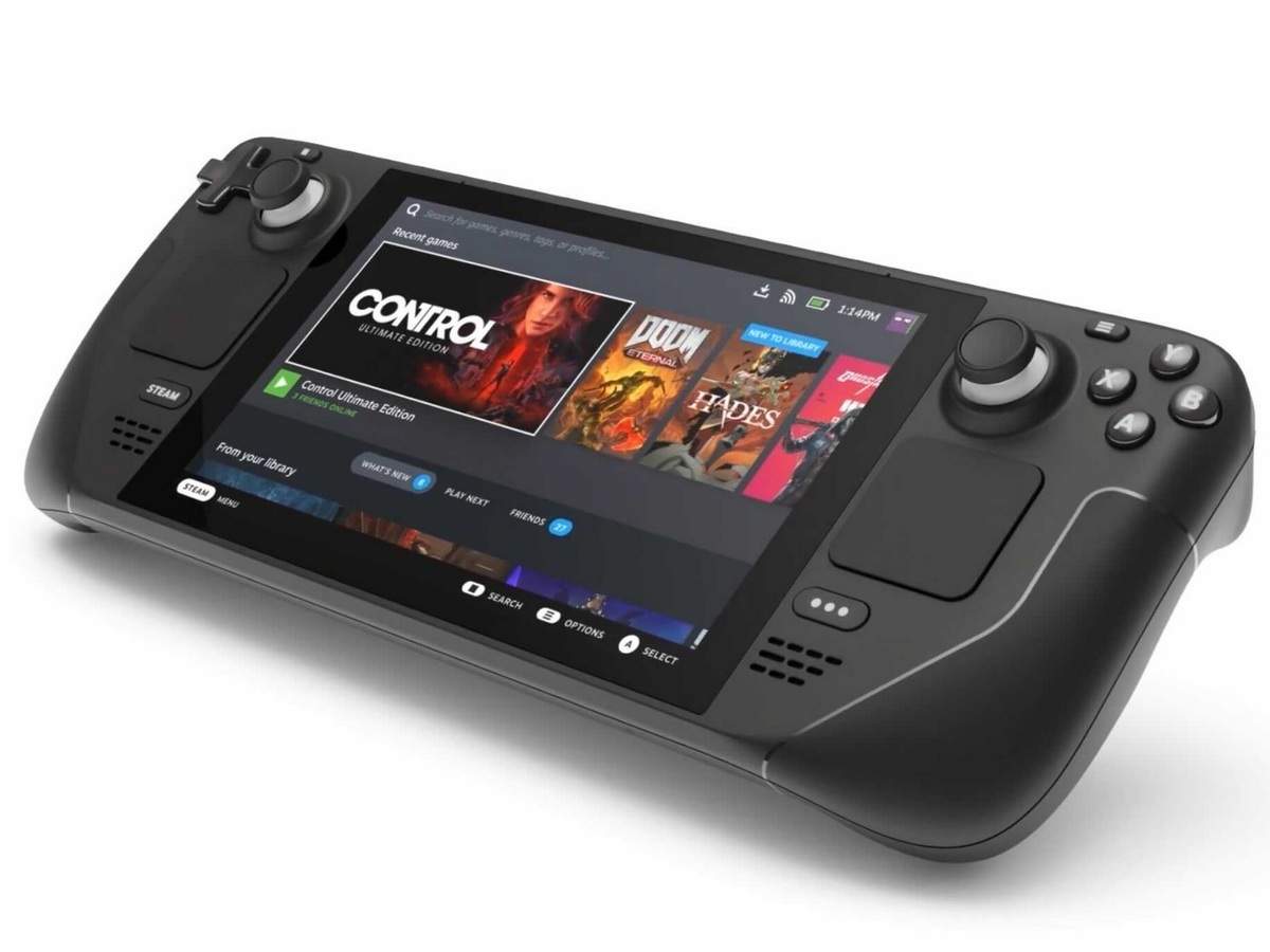 Valve's Steam Deck handheld gaming device promises to ...