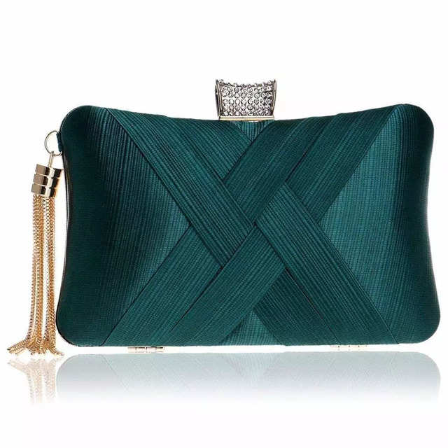 Anekaant coffer nude & gold stone work embellished suede foldover clutch -  Anekaant - 4159184