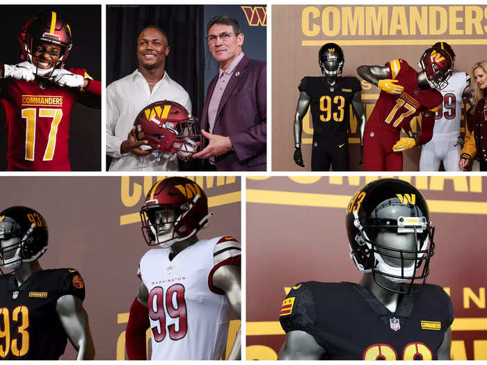 10 NFL teams are getting new uniforms and helmets for the 2022 season