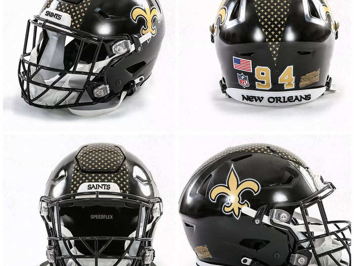 New Orleans Saints 2022 black helmet