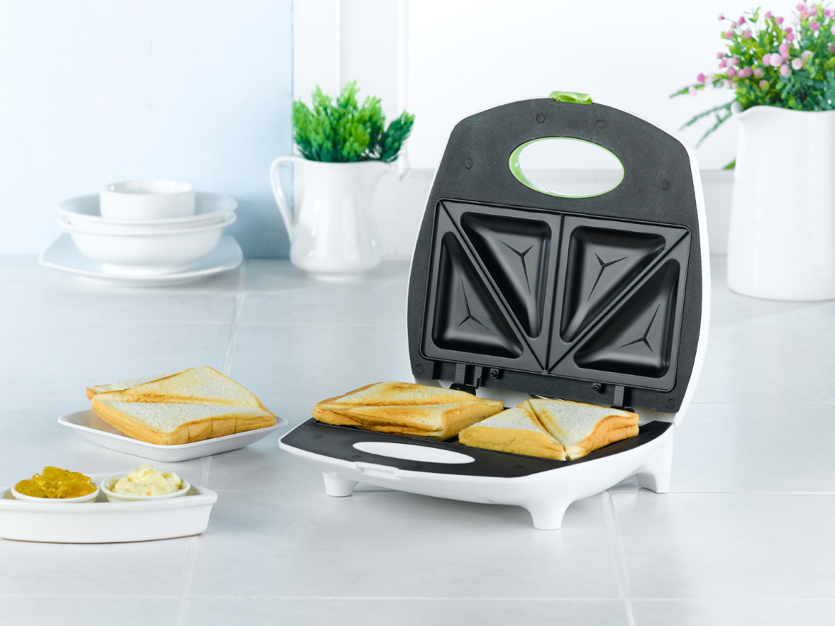 Borosil Neo Grill Sandwich Maker, Non-toxic Non-stick Grill Plate