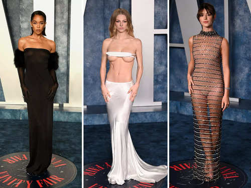 The most daring looks celebrities wore to the 2022 Oscars